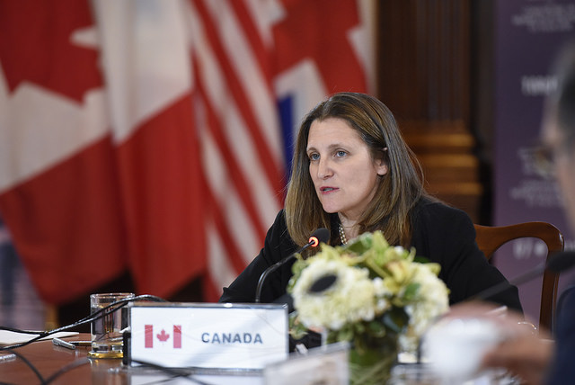 Freeland brings optimism, resolve to table as NAFTA talks resume in ...