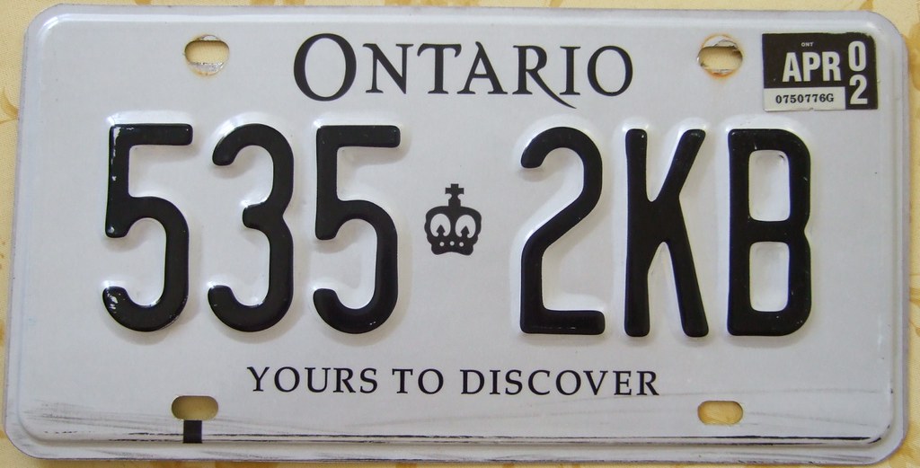 Ontario Considers Scrapping Front Licence Plates No Decisions Reached