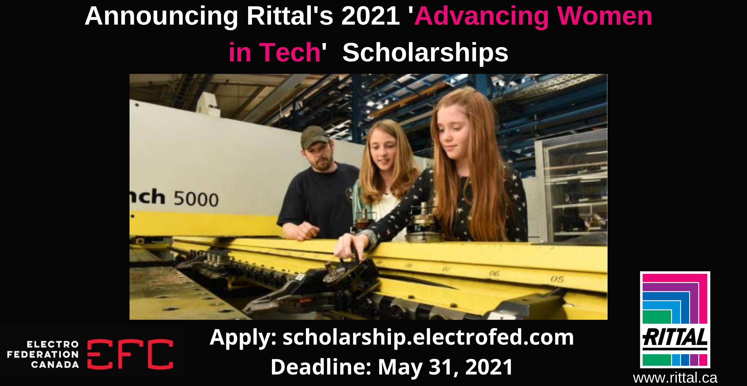 Rittal Announces The ‘Rittal Advancing Women In Tech’ Scholarship 2021 ...