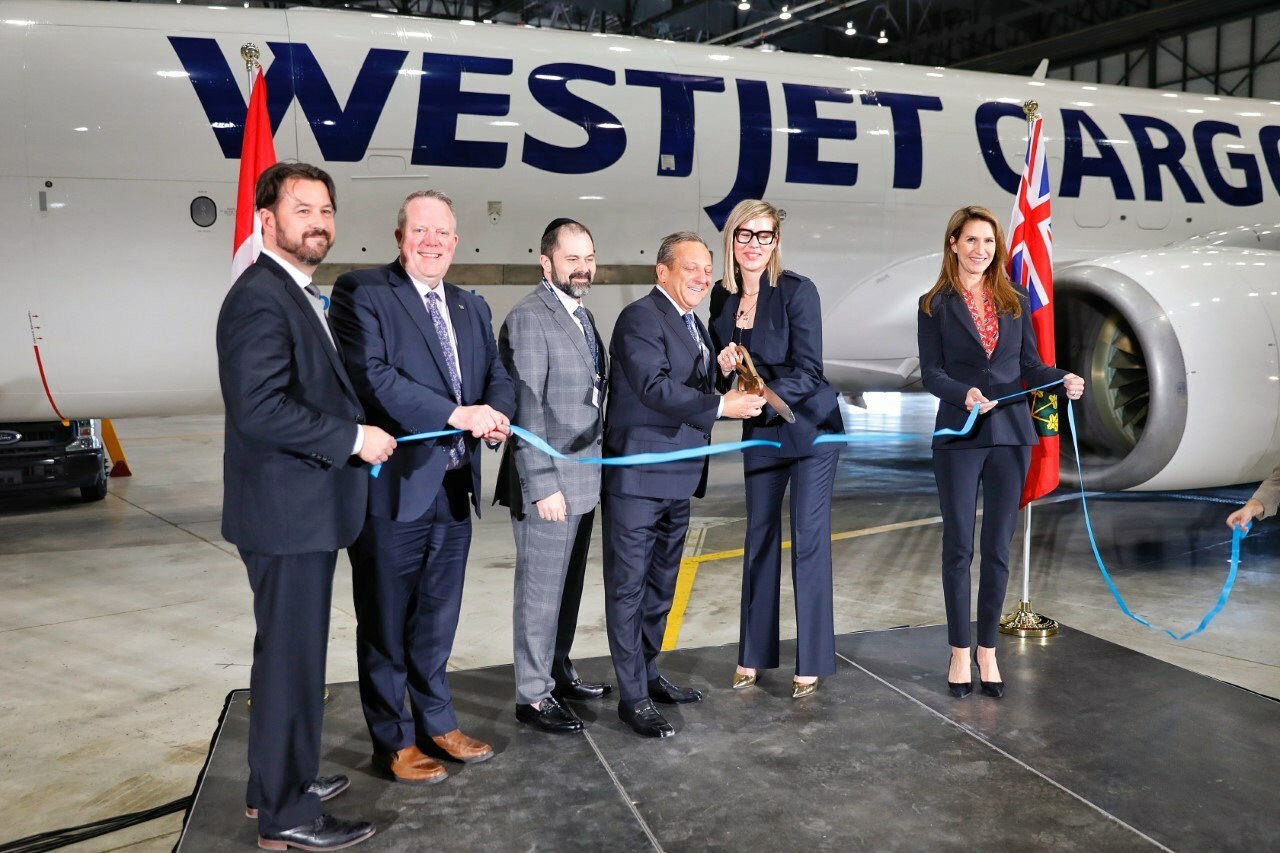 WestJet Cargo And The GTA Group Celebrate Inauguration Of Dedicated ...